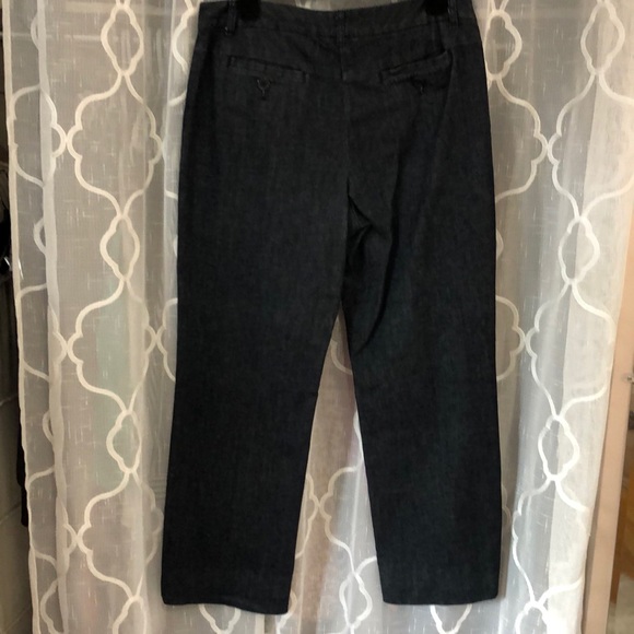 Talbots Petites Stovepipe Dark Denim Jeans Dress Pants 8P PERFECT - Picture 3 of 6